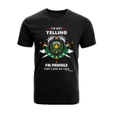 Pringle Tartan Crest T-shirt - I'm not yelling style